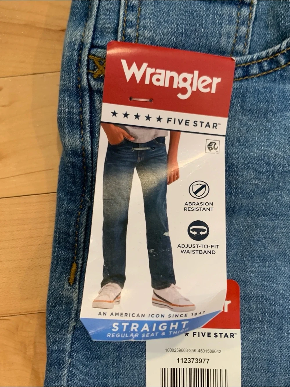 New! Wrangler Youth Boys Jeans – Size 12 Husky – Lot of 2 Classic Straight Pants
